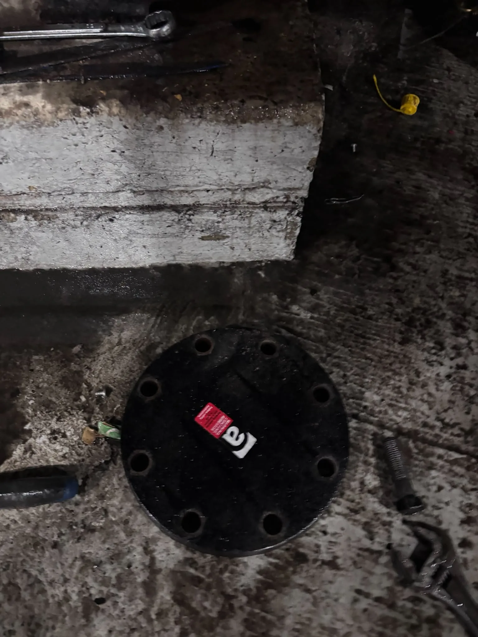 Artex scraping from a concrete ceiling during Moorgate refurbishment