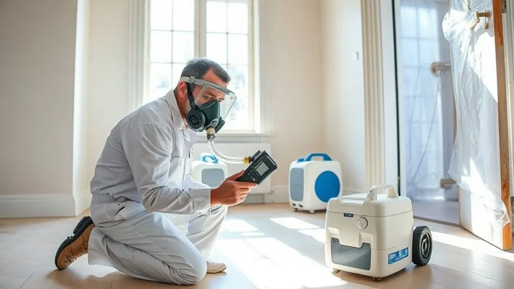 4-Stage Clearance Testing in Moorgate — HSE-licensed specialists
