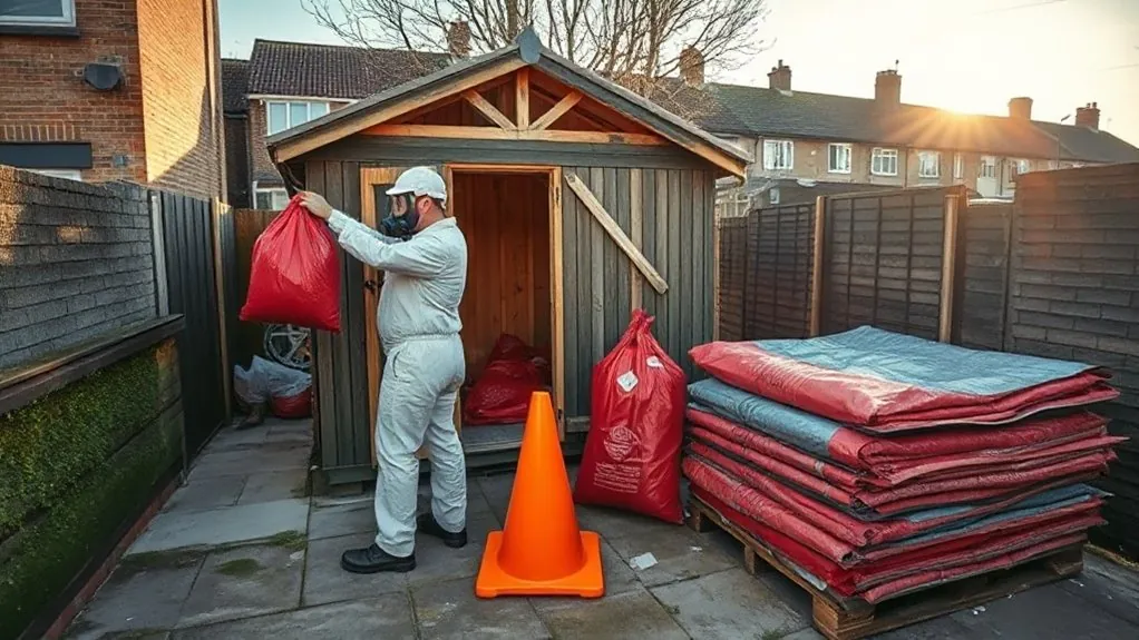 Garage & Shed Roof Removal in Moorgate — HSE-licensed specialists